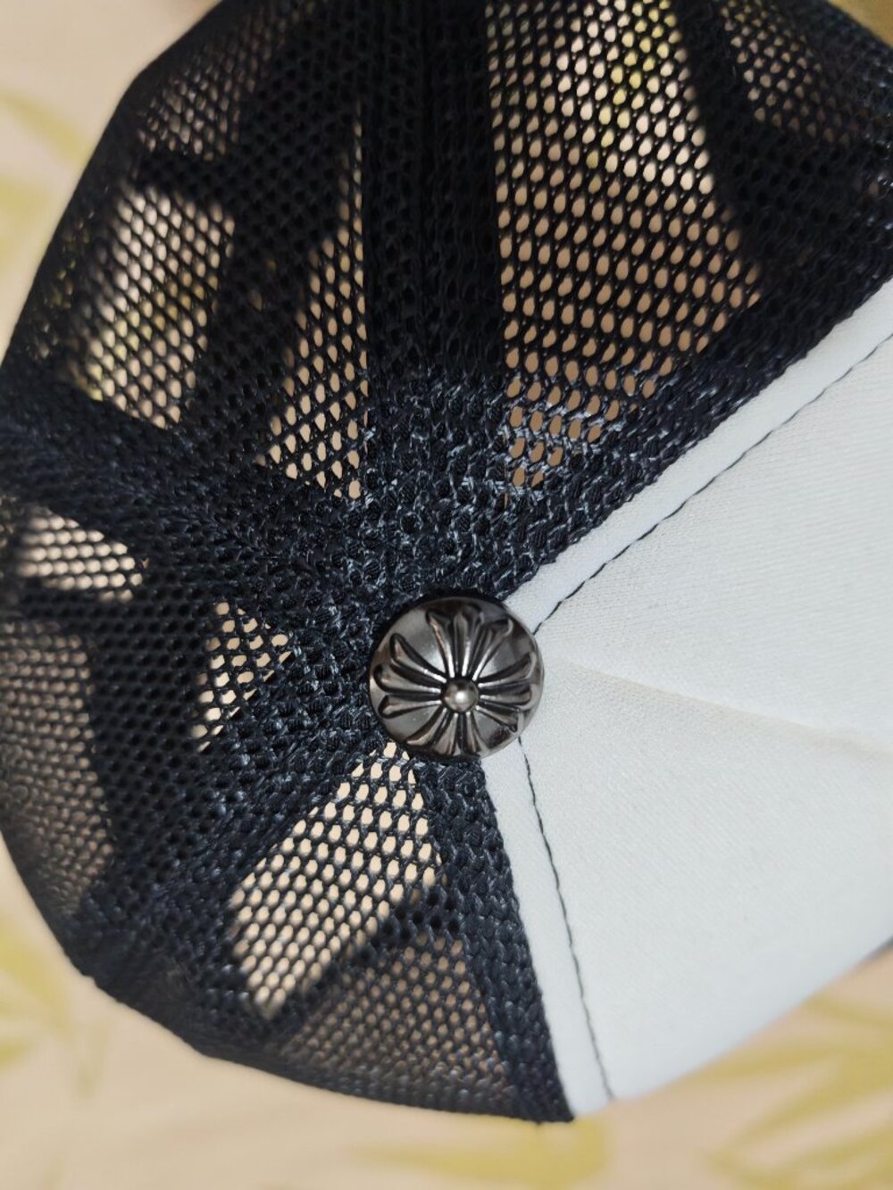 Chrome Hearts Black White Trucker Hat - Picture 9 of 10